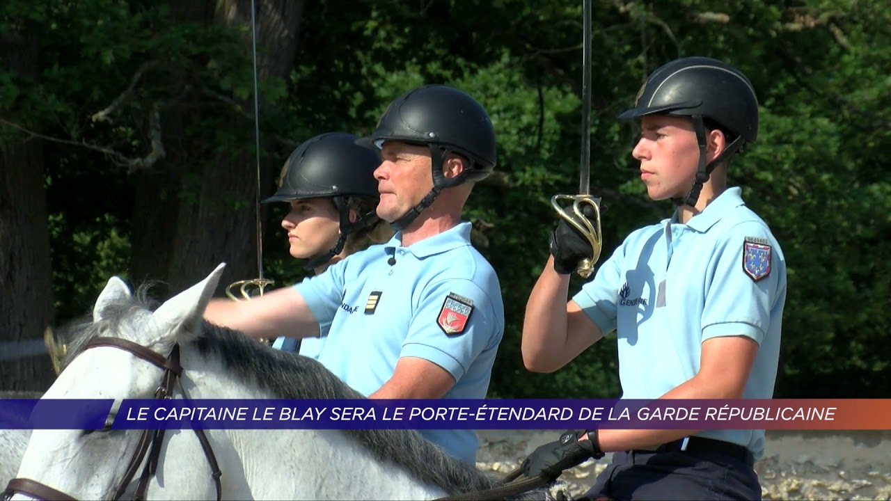 Yvelines | Le capitaine Le Blay sera le porte-étendard de la garde républicaine