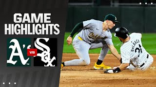 A's vs. White Sox Game Highlights (9/14/24) | MLB Highlights