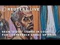 LIVE: Sean Diddy Combs in court for conference ahead of trial