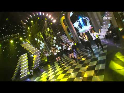 Girls' Generation SNSD - The Boys 소녀시대 - 더 보이즈 Music Core 20111119