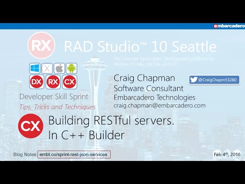 Creating a REST Server Application from Scratch with C++Builder