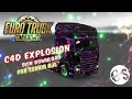 Scania RJL C4D Explosion Skin