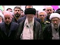 Irans Supreme Leader leads prayers for dead president | REUTERS