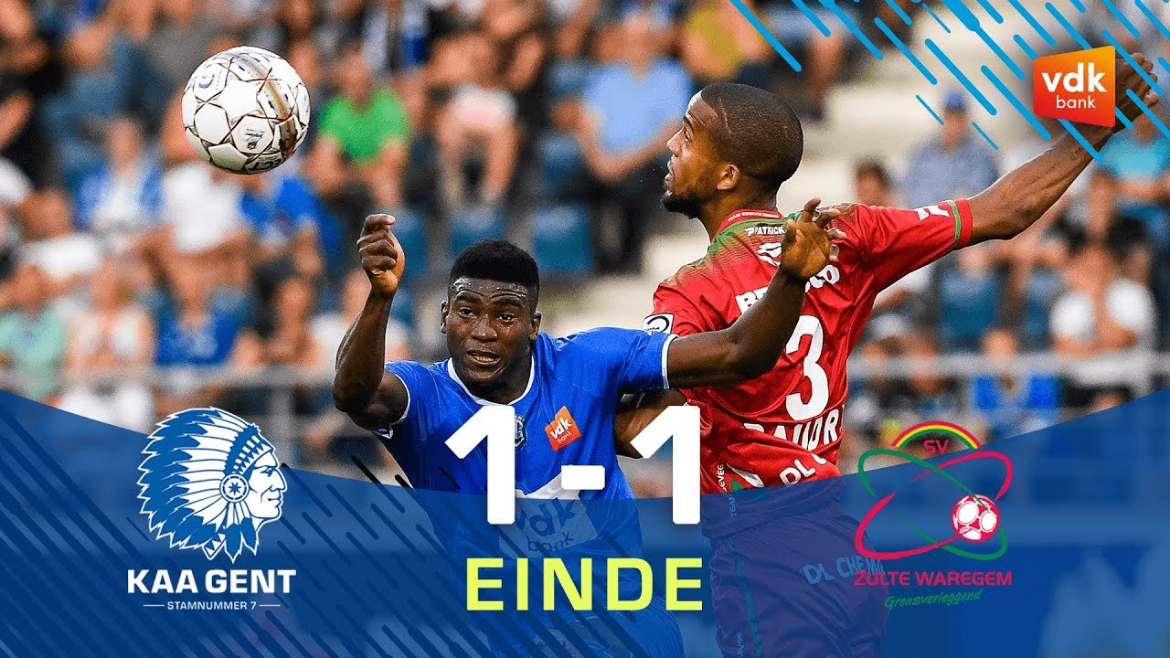 Samenvatting KAA GENT - Zulte Waregem (1-1)