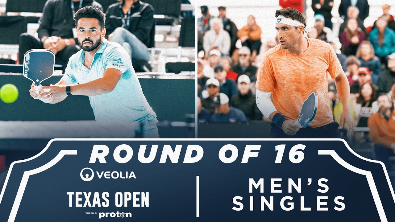 Noe Khlif vs Jay Devilliers at the Veolia Texas Open