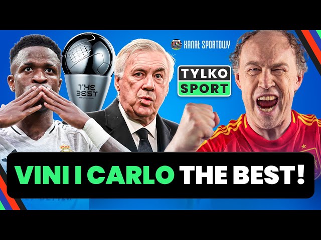 FIFA THE BEST 2024 | VINICIUS JUNIOR PIŁKARZEM ROKU, ANCELOTTI NAJLEPSZYM TRENEREM | TYLKO SPORT