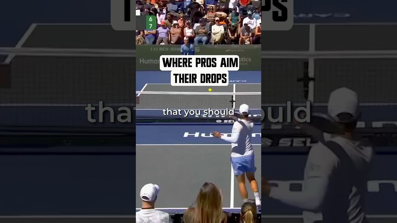 Where Pros Aim Their Drops #pickleball