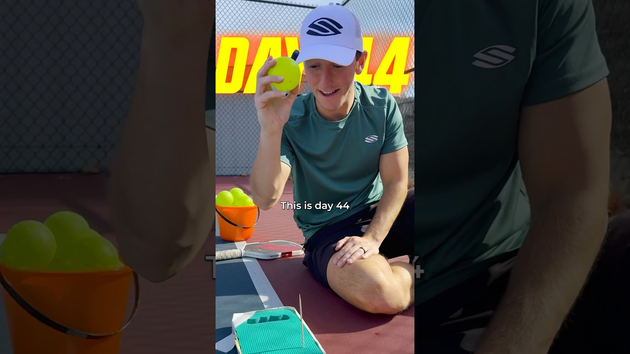 Mission: Hit everything but the target #pickleball