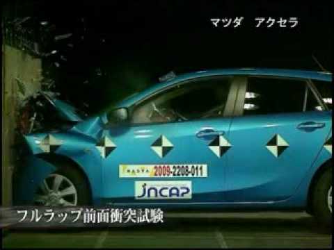 تحطم فيديو اختبار Mazda Mazda 3 (Axela) سيدان منذ عام 2009