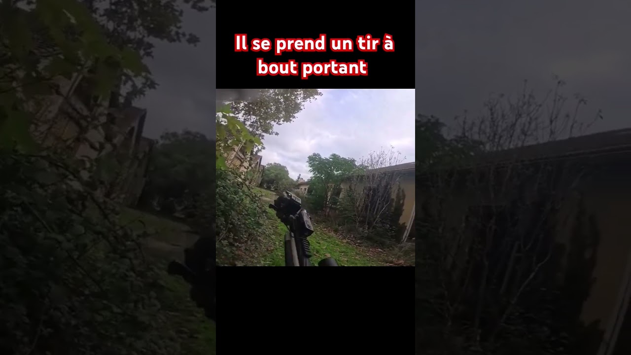 Il passe au mauvais moment devant moi #airsoft #fail #sniper #scopecam