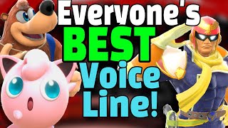Every characters BEST voice line in Smash Bros Ultimate