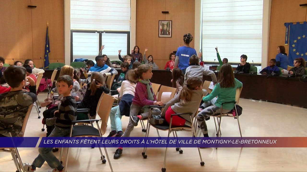 Yvelines | Les enfants fêtent leurs droits à l’hôtel de ville de Montigny-le-Bretonneux