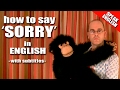 Learning English-Lesson Ten ( Saying Sorry )