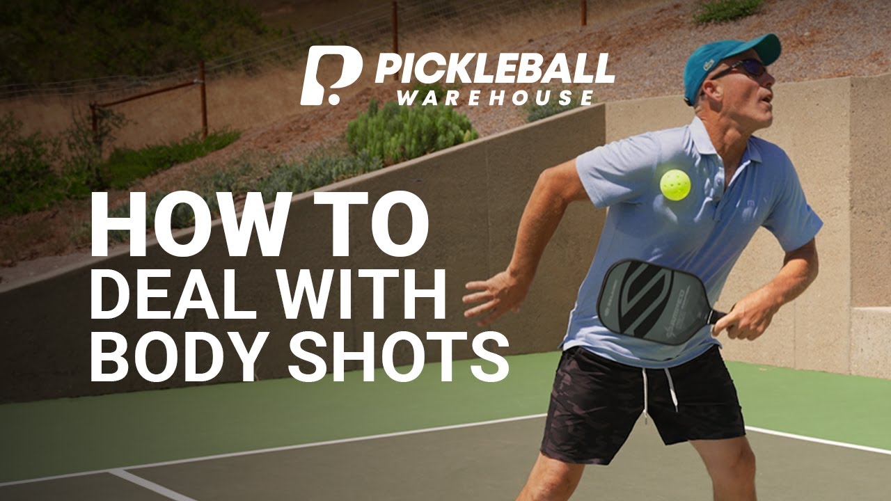 How to hit a pickleball shot aimed at your opponent's body & how to handle it when it happens to you