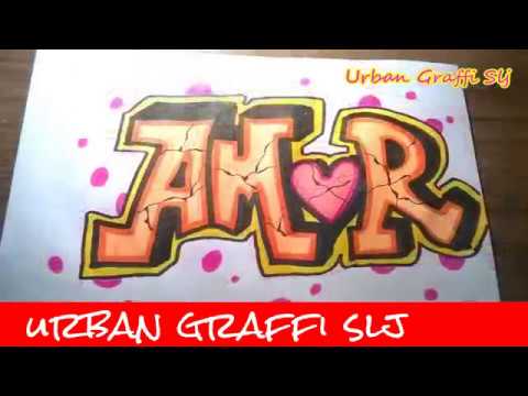como dibujar graffitis de amor how to draw 3d love graffiti letters como  dibujar graffitis de amor by urban graffi slj