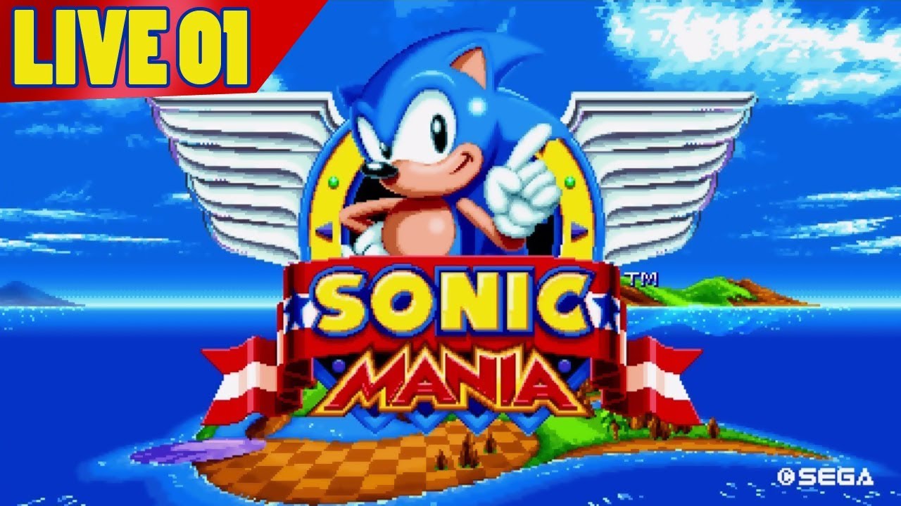 LIVE - Sonic Mania - Parte 01 Com Felippi - Gameplay do Boy