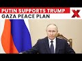 Putin Supports Trump’s Gaza Peace Plan, Expresses Readiness to End Middle East Bloodshed
