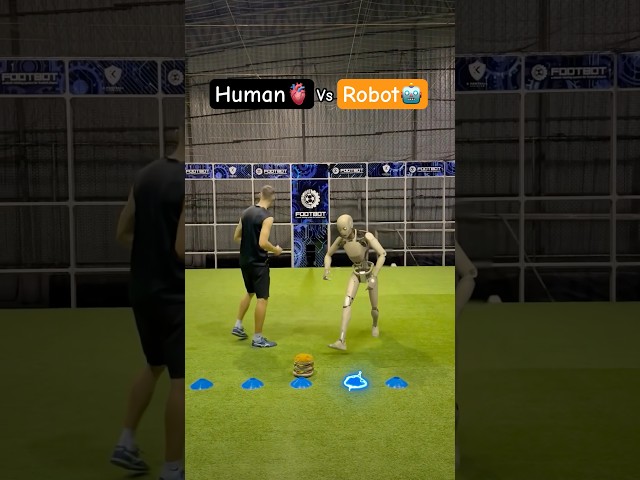 Station Battle: Robot or Human—Who Moves the Line First? 🏁⚽