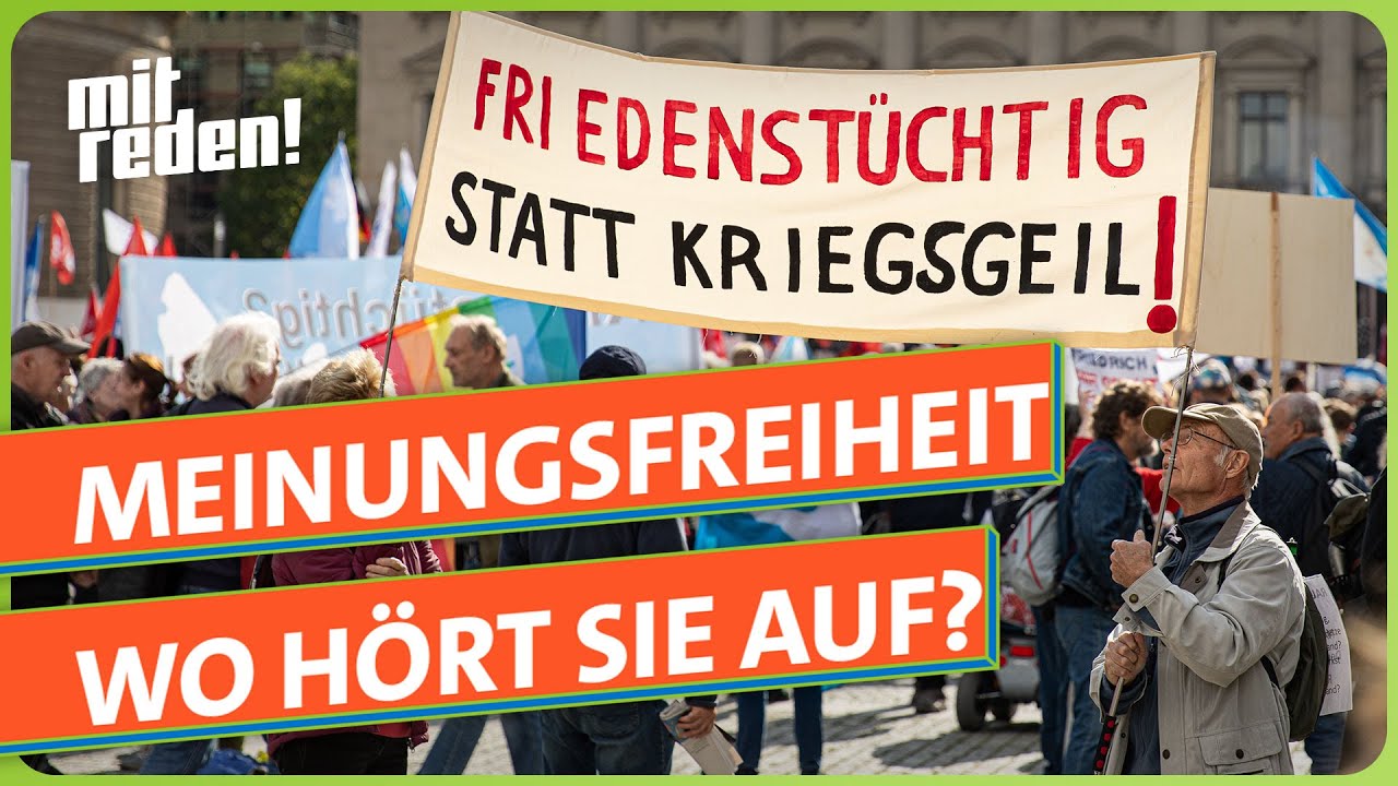 Meinungsfreiheit: Ist sie wirklich bedroht? | mitreden.ard.de