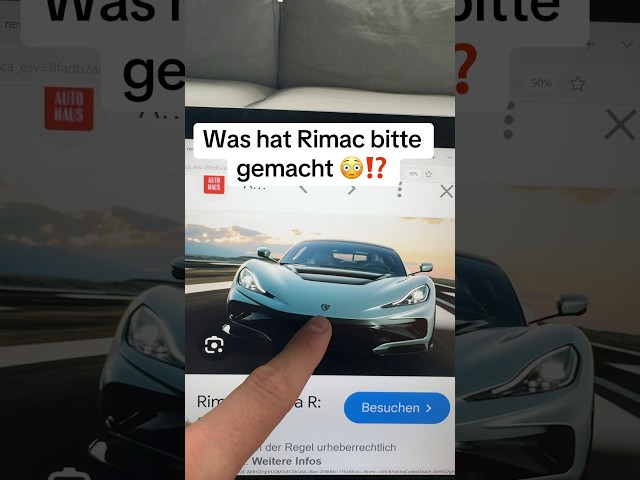 Kurz die Physik ausgetrickst 🤣 #rimac#rimacnevera#kfz#autos#hypercar#sportscar