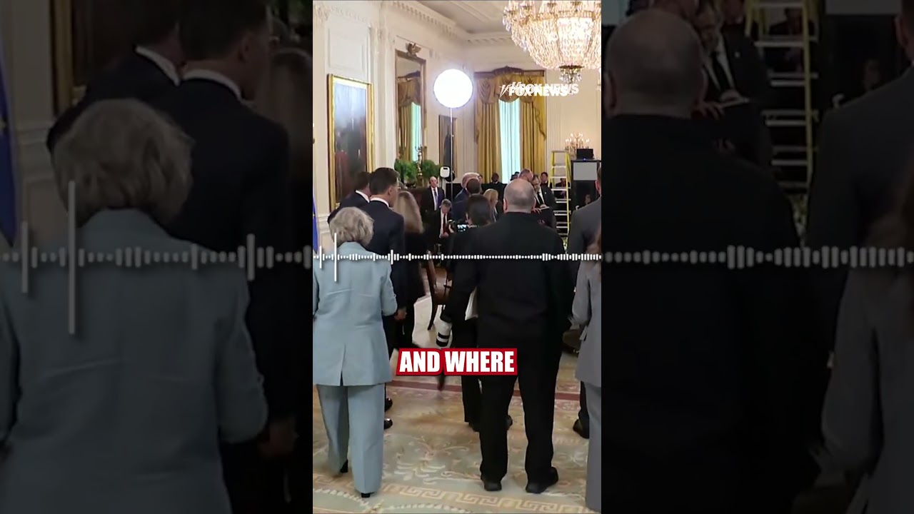 Trump, Macron CAUGHT on hot mic #shorts #foxnews #news #us #macron #trump #putin #world #ukraine