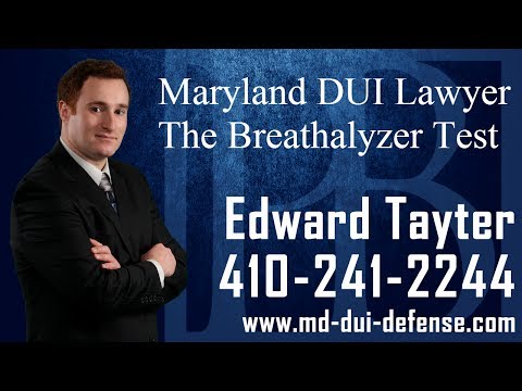 MD DUI Lawyer Ed Tayter discusses important information regarding the impact breathalyzer tests at a DUI stop can have on your driving record. There are three sets of possible penalties an individual could face if you are confronted with a breath test at a DUI stop: low blow, high blow, and refusal to submit to a chemical breath test.