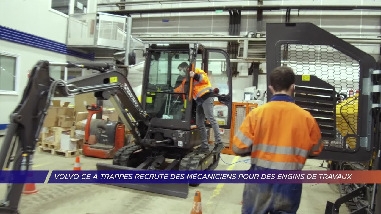 Yvelines | Volvo CE à Trappes recrute des mécaniciens pour des engins de travaux