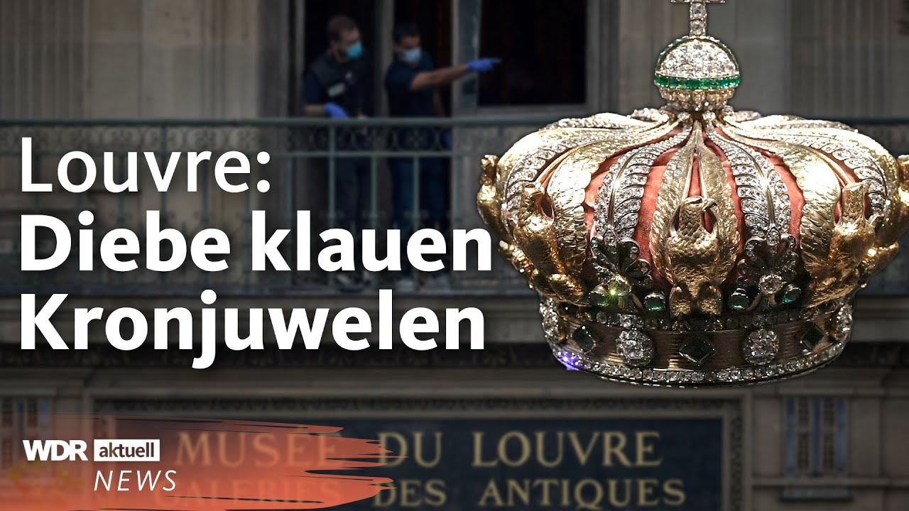 Einbruch im Louvre: Diebe stehlen Kronjuwelen in nur vier Minuten | WDR Aktuelle Stunde