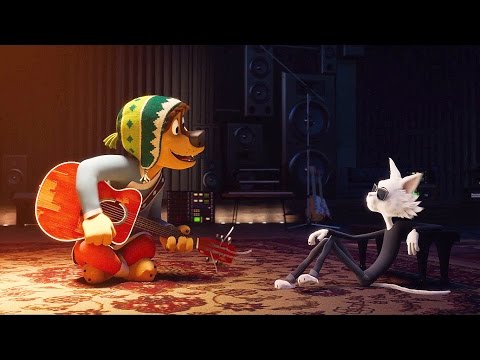 Kadr z filmu ROCK DOG. PIES MA GŁOS!