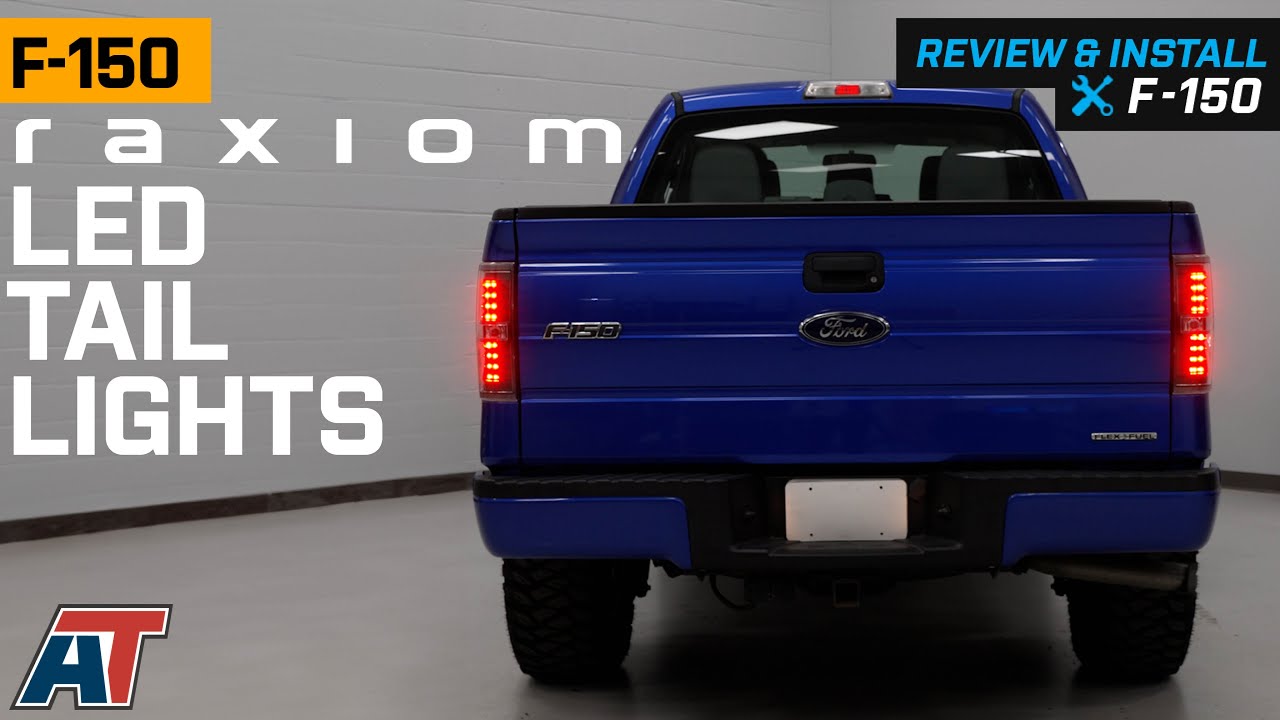 2009-2014 F-150 Raxiom LED Tail Lights; Black Housing Review & Install