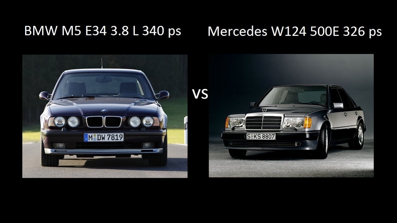 Bmw e34 vs mercedes w124