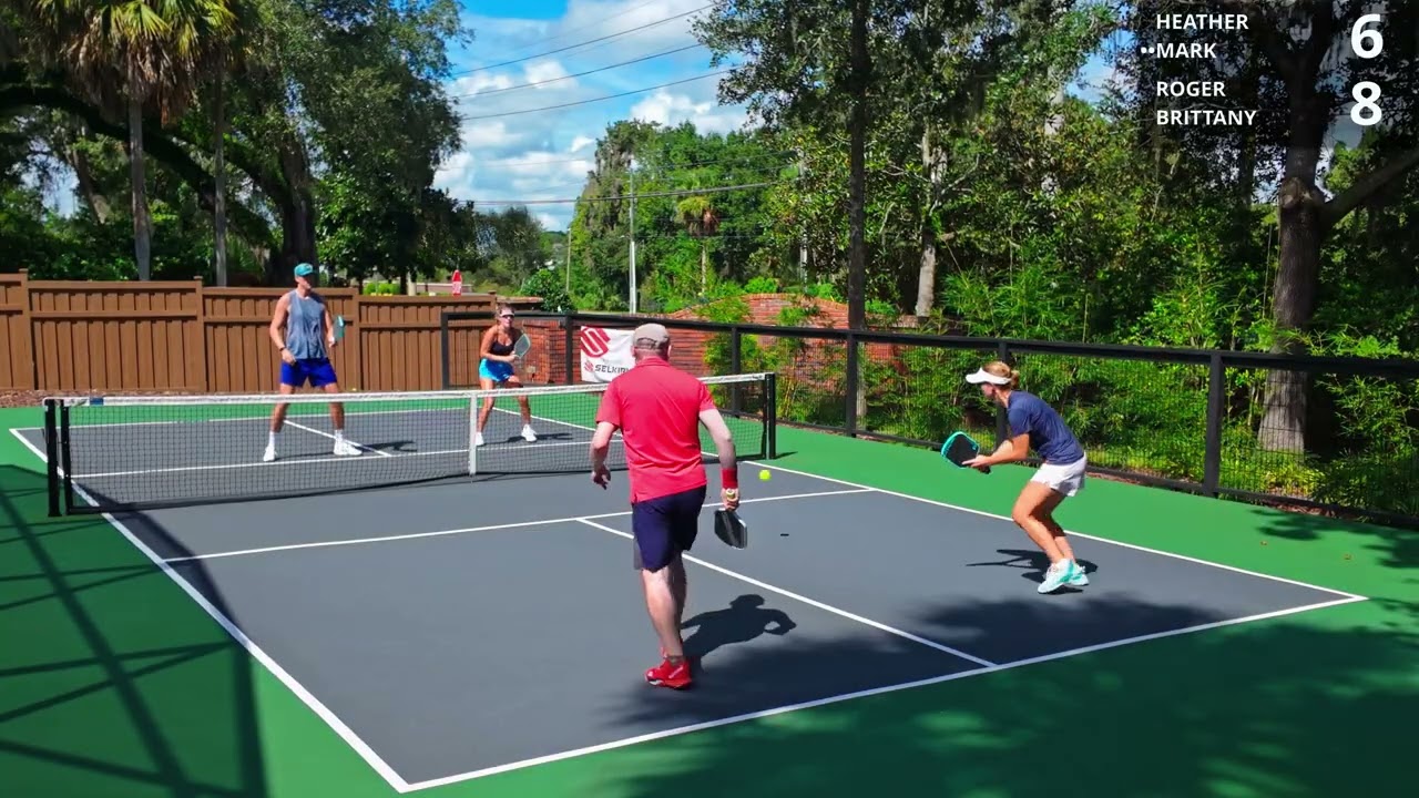 Senior vs Young Mixed Doubles Pickleball