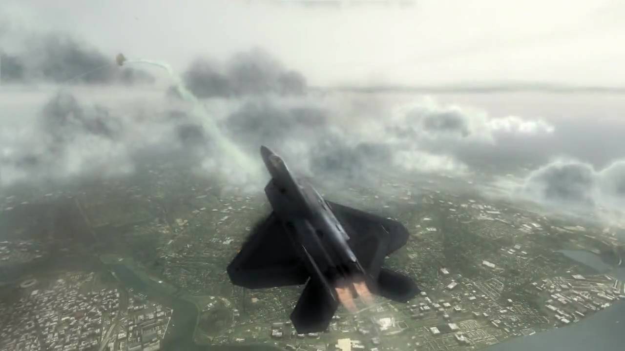 F-22 Raptor Dogfight from Tom Clancy's HAWX HD 720P - YouTube