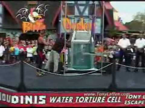 houdini chinese water torture cell