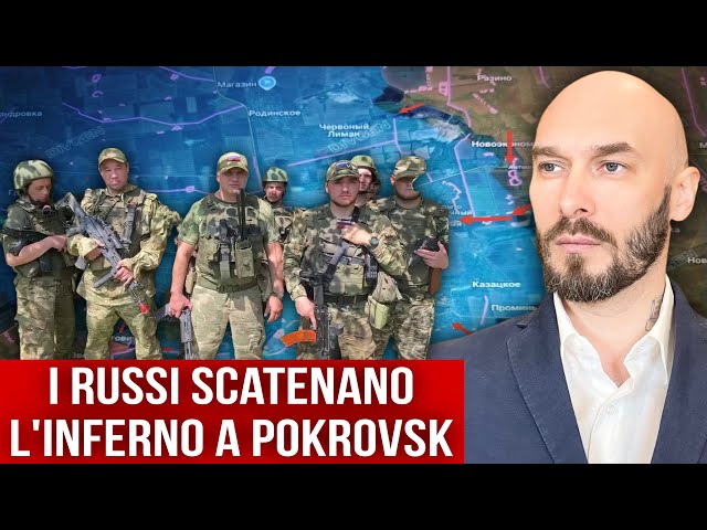 I RUSSI SCATENANO L’INFERNO A POKROVSK.