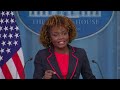 Karine Jean-Pierre holds White House briefing | 3/22/2024  - 01:07:15 min - News - Video