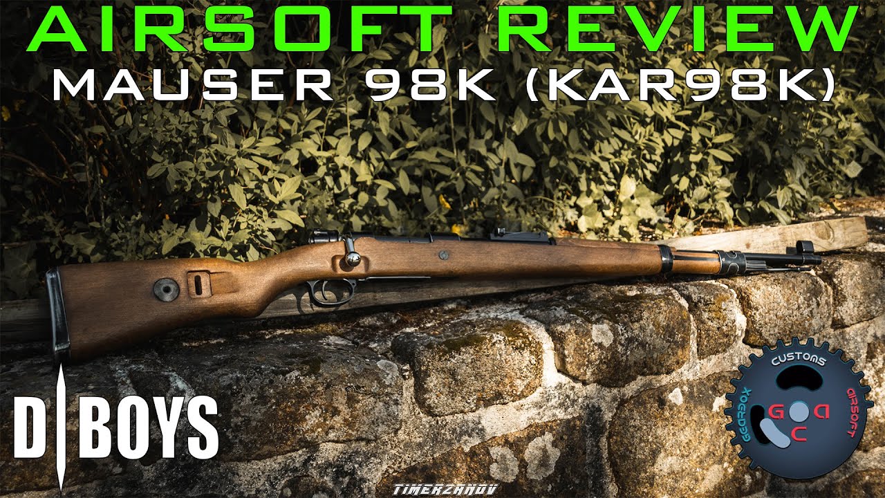 Airsoft Review #155 Mauser Karabiner 98K DBOYS (Kar 98K) Bolt Gaz Shell Ejecting Rifle [FR]