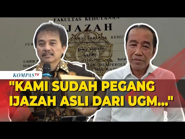 [FULL] Respons Roy Suryo soal Status Kasus Ijazah Jokowi Naik ke Penyidikan: Kami Pegang Ijazah Asli