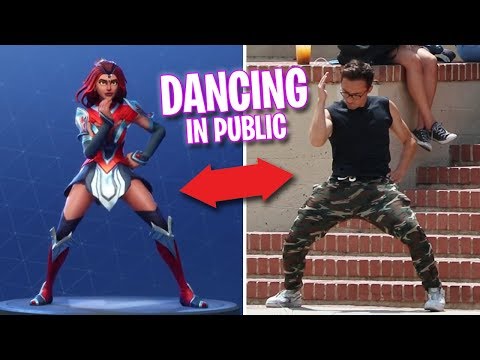 Fortnite Dancing in Public