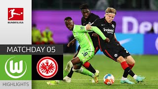 VfL Wolfsburg — Eintracht Frankfurt 1-1 | Highlights | Matchday 5 – Bundesliga 2021/22