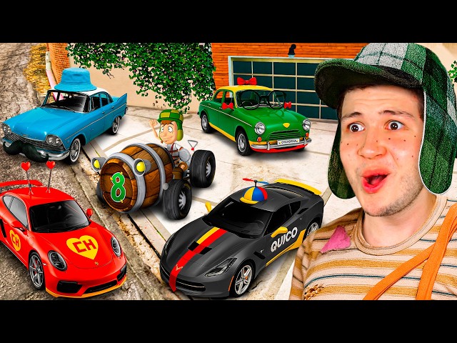 ROBANDO COCHES del CHAVO del 8 en GTA 5! 🚘🧢 (Mods)