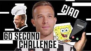 ⏱ Arthur Does the 60-Second Challenge! | Quickfire Questions with Arthur | Juventus