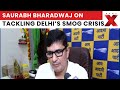 Delhi’s AAP President Saurabh Bharadwaj Speaks on Pollution Control and Cloud Seeding