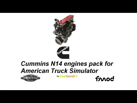 [ATS] Cummins N14 Engines Pack v1.6 1.47