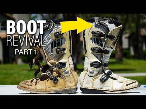 Motocross Boot Revival Part 1: How To Clean MX Boots