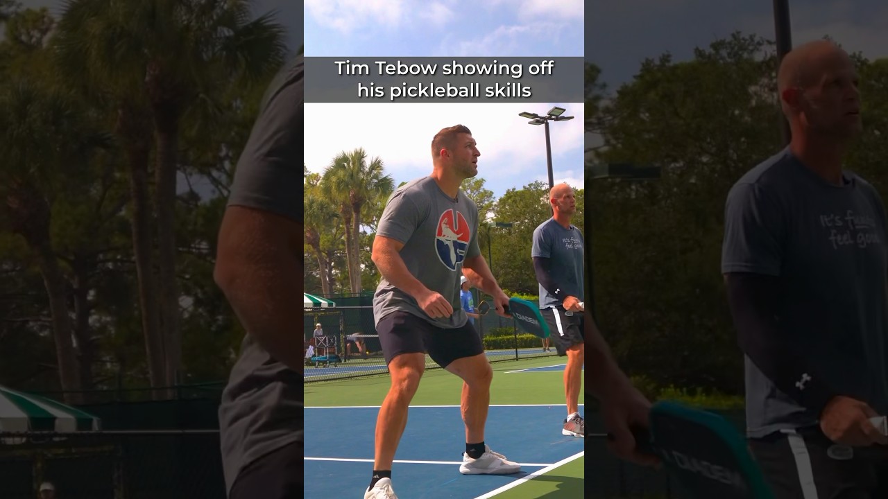 Tim Tebow’s Pickleball Skills 👀