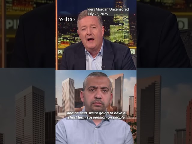 Mehdi Clashes With Piers Morgan On Trump Islamophobia