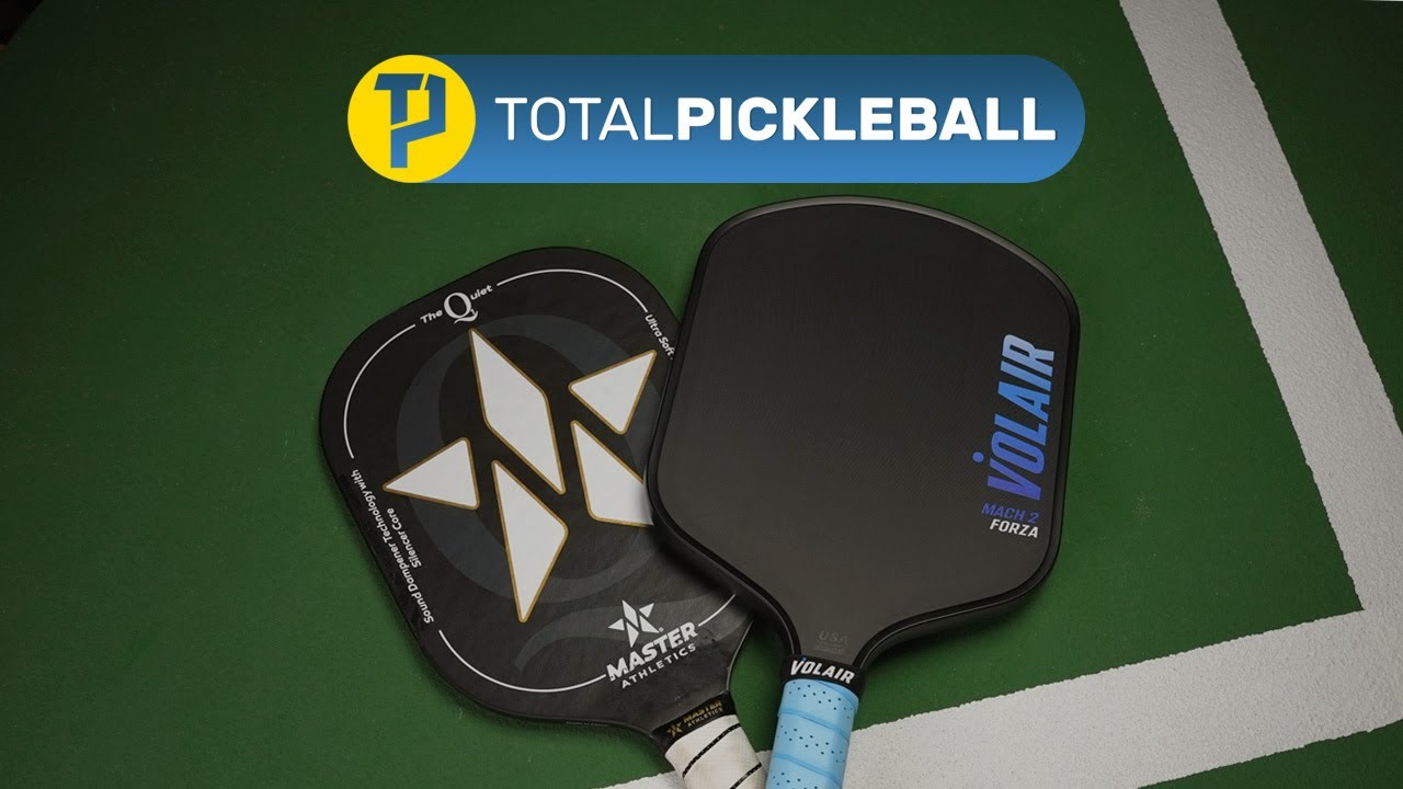 3 Pickleball Paddles (& cleaning block) for best spin potential on the court Total Pickleball VLOG16