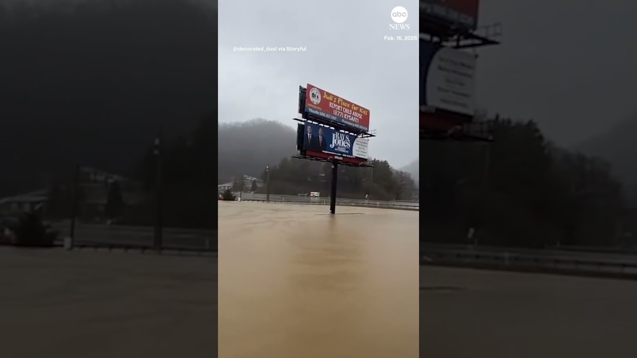 Footage shows extreme flooding in Kentucky