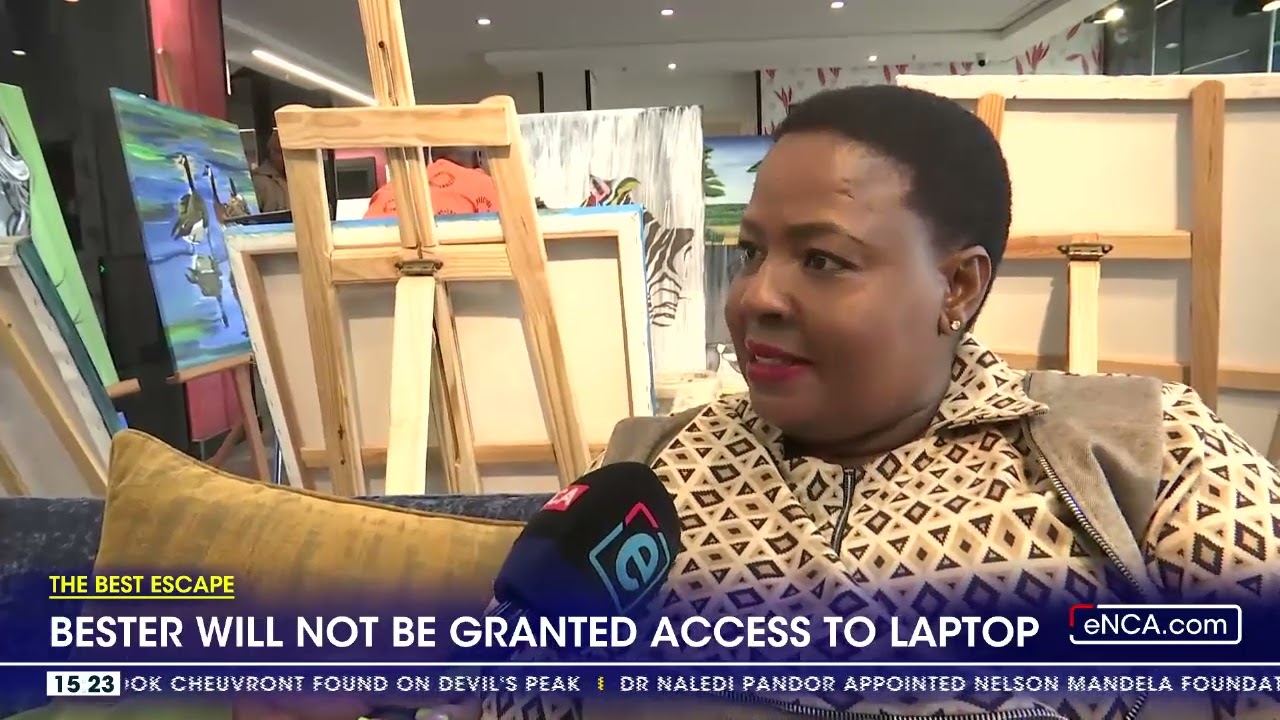 Correctional services turns down Bester's laptop request